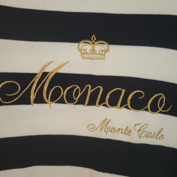 Made in France Monaco Monte Carlo Shirt Embroidered UNIQUE See Photos Unisex - Picture 3 of 10
